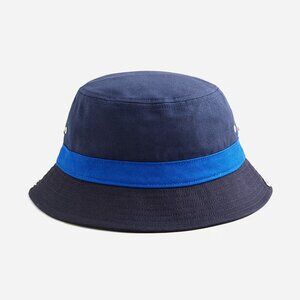 NWT J. Crew Bucket hat with snaps in denim twill, L-XL